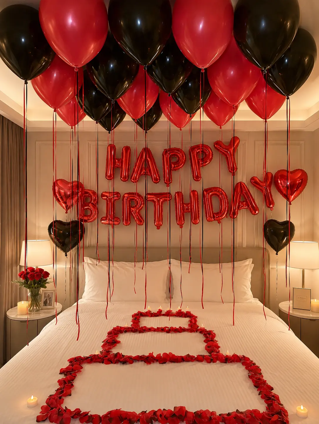 Birthday Surprise Balloon Decor Set, Festive Home Party Supplies for Birthday Celebrations