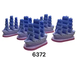 Choice of Color Pack of 5 pirate ships for board game tokens lot