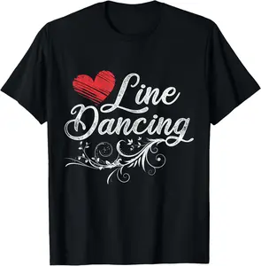 100% Cotton Line Dancing Line Dance T-Shirt