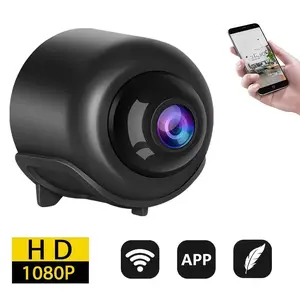 1080P HD Indoor Security Camera, Wireless 2.4Ghz WiFi Surveillance Camera, Two-Way Audio, Recording Function, Motion Detection, IR Night Vision, 180° Rotation, Rotatable Camera for Nighttime Home Protection（Does not include TF card storage）