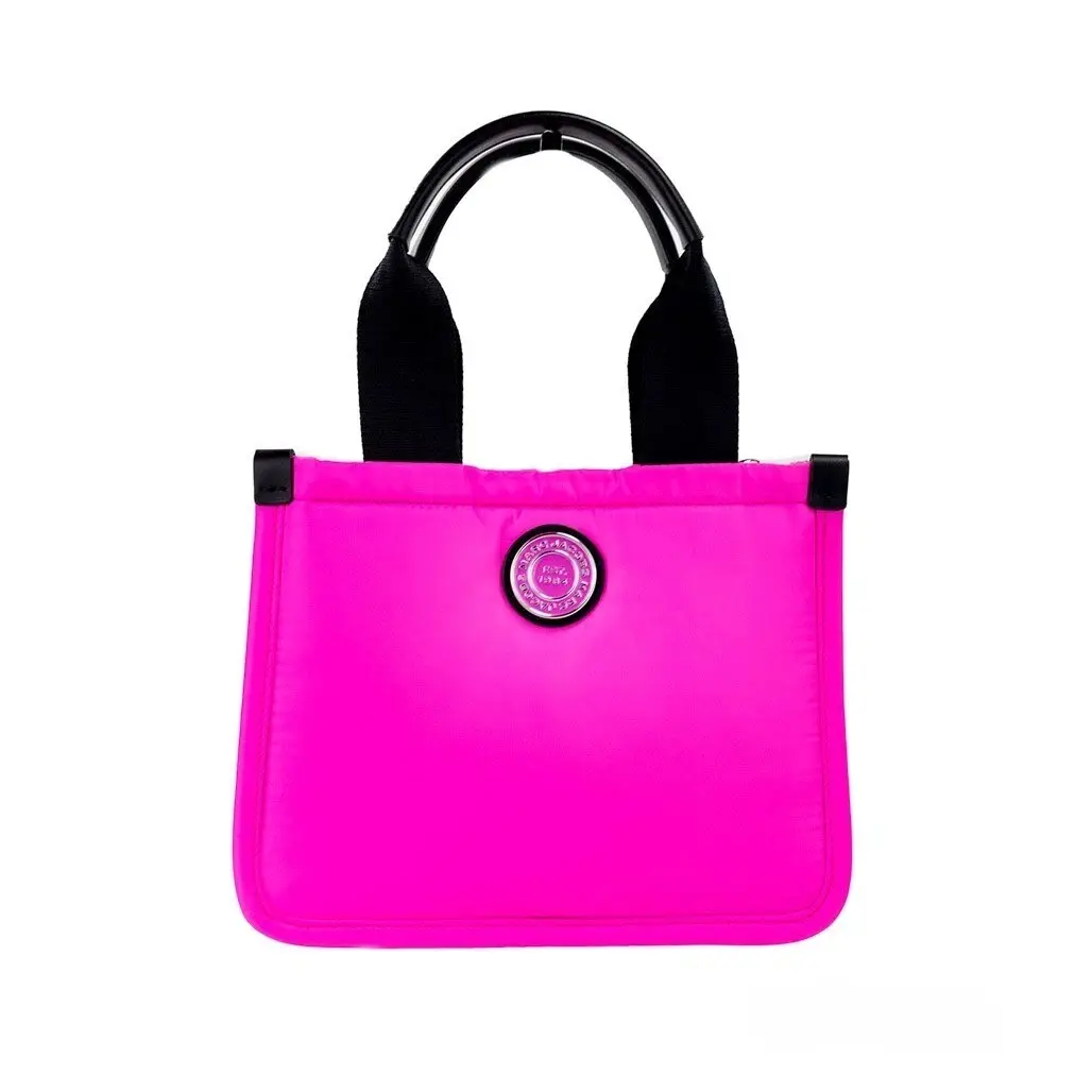 Pre-owned MARC JACOBS Nylon Tote bags Small Neon Fuchsia Fabric Tote Convertible Bag Women's Purse