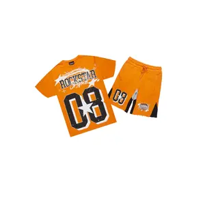 Allstar Orange/Black T-Shirt Short Set