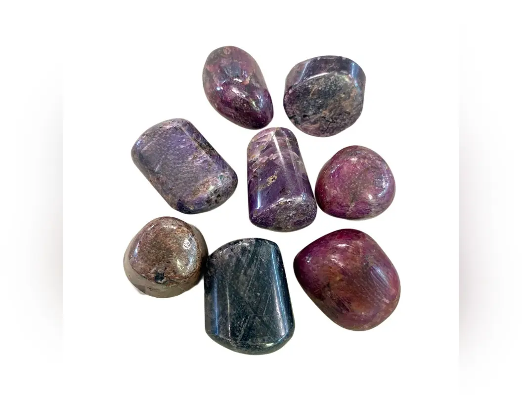 Rare Find Natural Ruby Corundum Tumbled Shape Stone, Premium Crystal for Jewelry Accessories, Natural Crystal Decorations