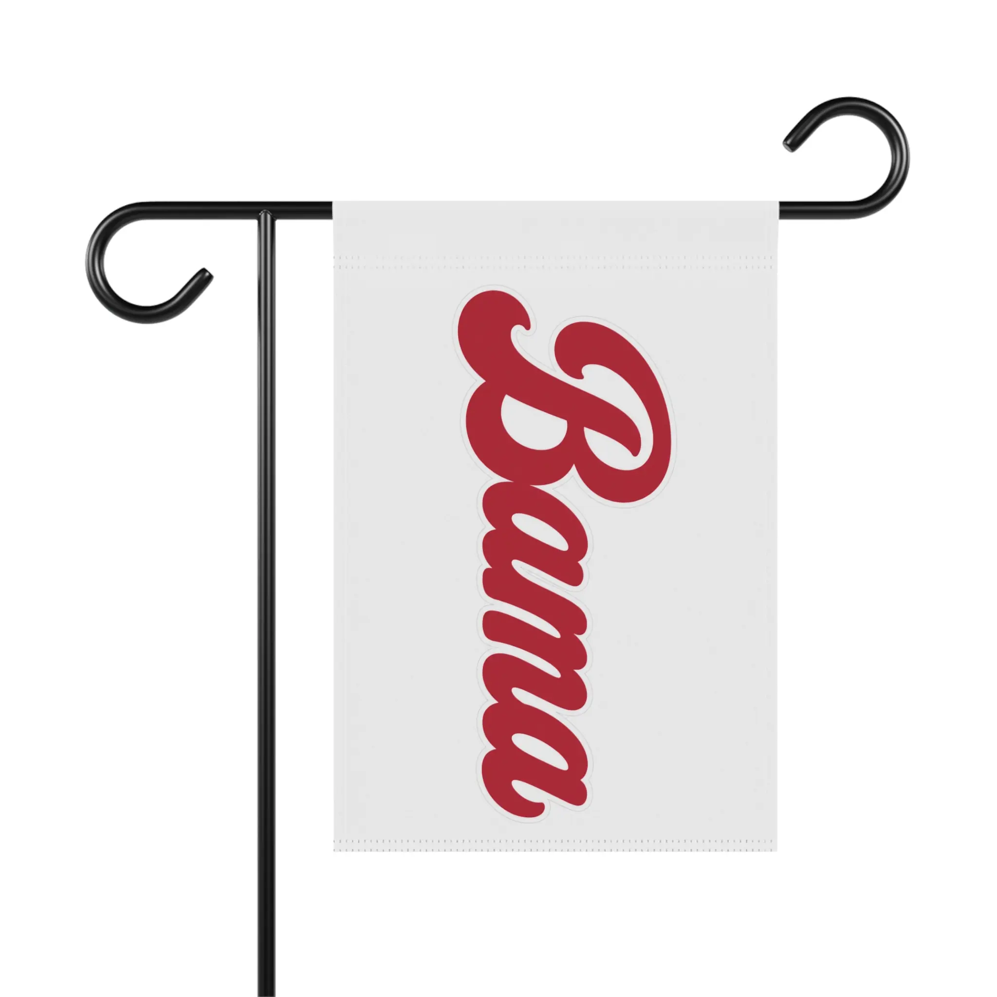 Alabama Crimson Script Vertical Garden Flag, Festive Home Supplies Outdoor Banner