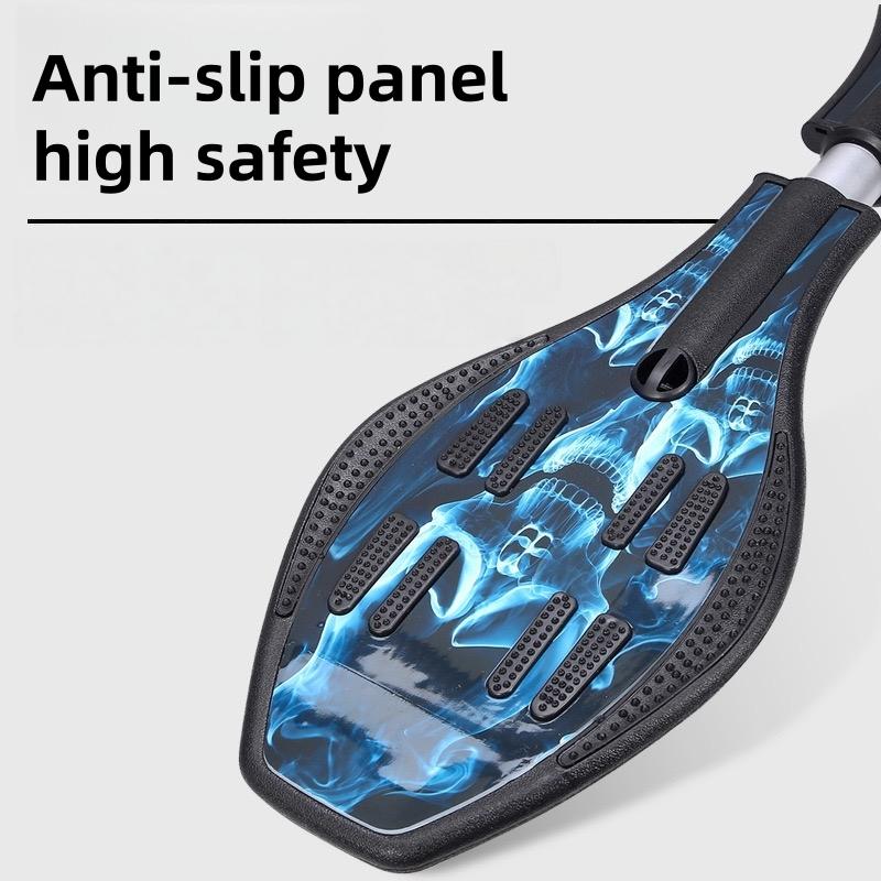 Two-wheeled skateboard, children's skateboard, non-slip and safe, suitable for people aged 6-60