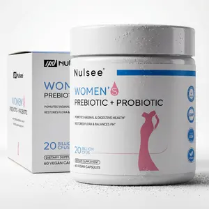 Nulsee Women’s Probiotics & Prebiotics Supplement – Supports Vaginal pH Balance, Urinary & Digestive Health, Helps Reduce Odor & Itching, Immune Support