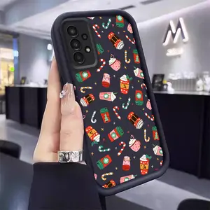 Candy Coffee Ice Cream Christmas phone Suitable For Samsung Galaxy A13 4G Case is suitable For Galaxy A13 4G with TPU Shock proof design perfect for popular