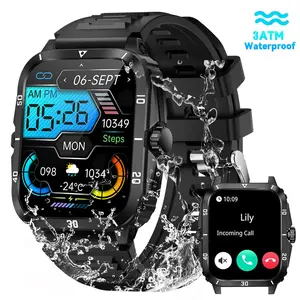 Multifunctional Smart Watch, 1 Count Fashionable Digital Watch with Multi-Sport Modes & Weather Forcast, Waterproof Sports Watch for Women & Men, Electronic Smart Watch, Waterproof Smart Watch