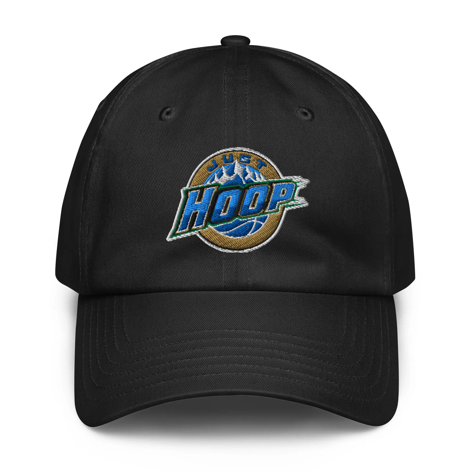 Swishlist "Just Hoop" Embroidered Patch Utah Dad Hat - Under Armour, One Size, Low Profile, Moisture-Wick, for Casual Wear