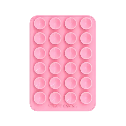 Velvet Caviar Shiny Pink MightyGrip MagSafe Magnetic Mount - Magsafe Compatible, Adhesive Stick-On Suction Cup Holder for Cellphone/Mobile/Smartphone, Strong Pad, Non Slip Grip, Steady Glass Hold
