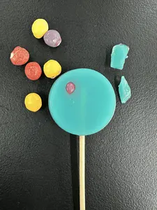 Tropical Rainbow Lollipop - Gourmet Lollipop - All Natural Color