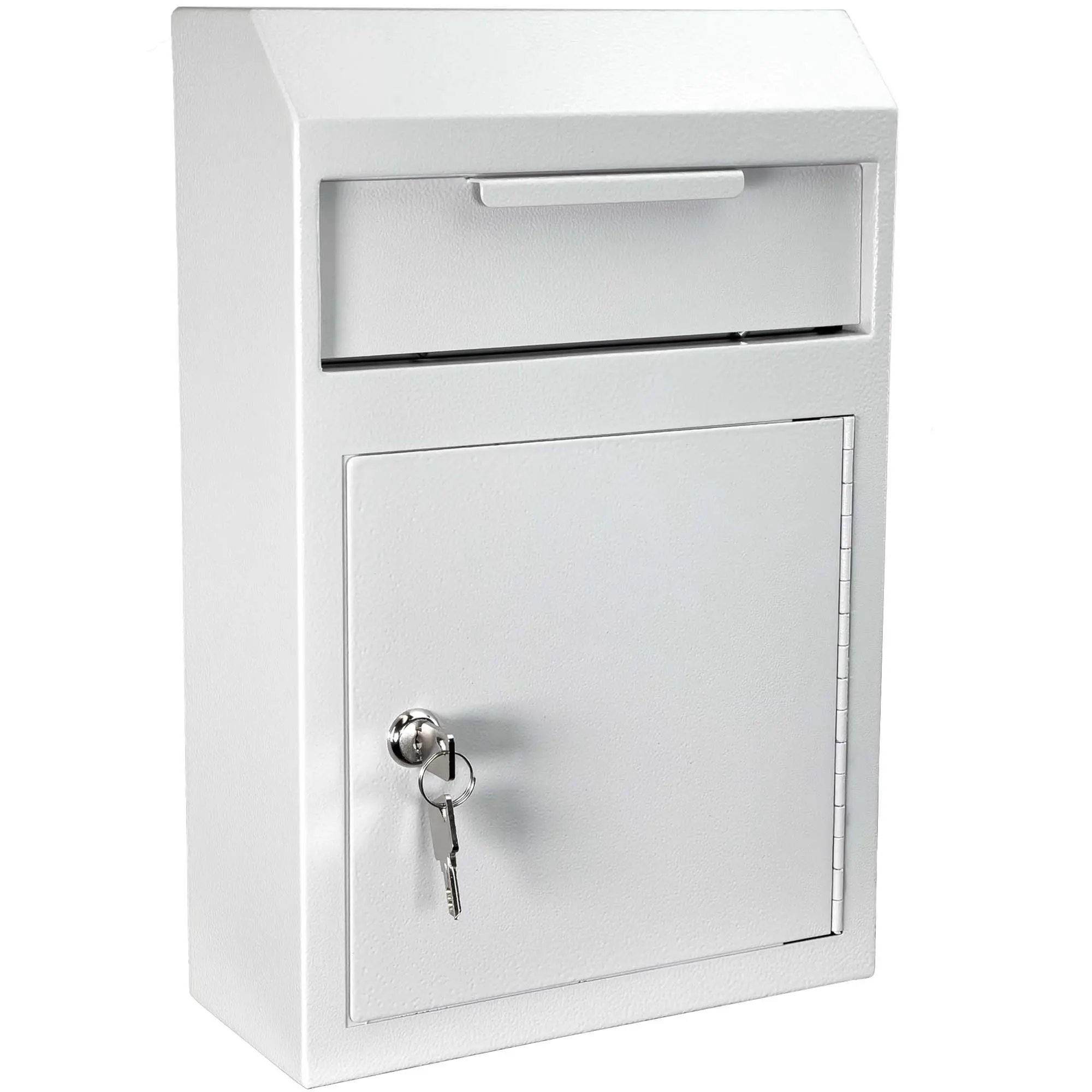 D02W - Wall Mounted Drop Box Depository Safe (Gray)