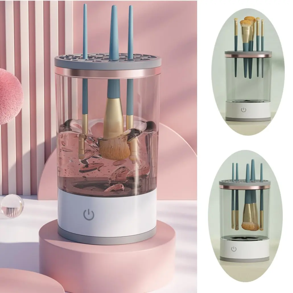 Electric Makeup Brush Cleaner, Cosmetic Brush Cleaner, Automatic Make Up Brushes Cleaner, Brush Washing Machine Fit for Makeup Brushes