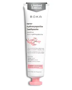Boka Fluoride Free Toothpaste with Nano Hydroxyapatite for Sensitive Teeth and Daily Oral Care Cherry Cherry Blossom