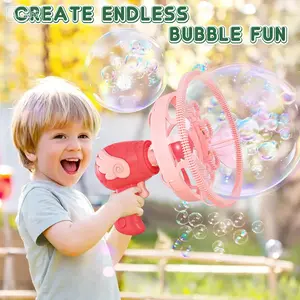 Automatic Angel Electric Bubble Machine, Large Bubbles with Small Ones Inside, Ages 3-12