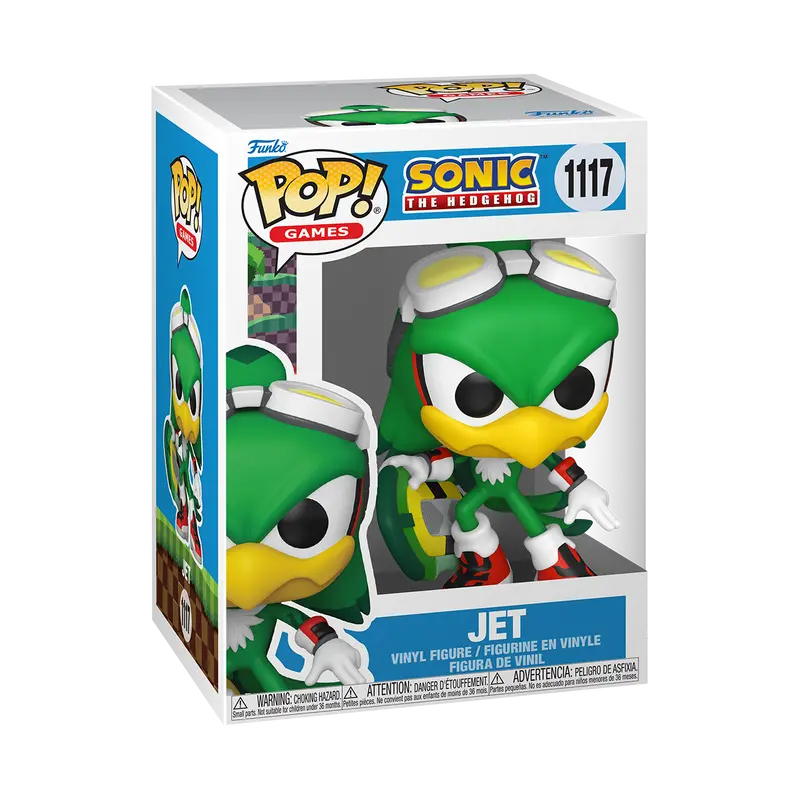 Sonic the Hedgehog Jet the Hawk with Board Funko Pop! Vinyl Figure #1117