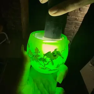 Handmade Tea Cups and Glass Cups with Unique Bird Design for Elegant Tea Time