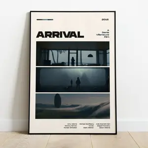 Arrival Movie Poster, Modern Movie Poster Print, Arrival Poster Wall Decor, FILES, Forest Whitaker, Denis Villeneuve