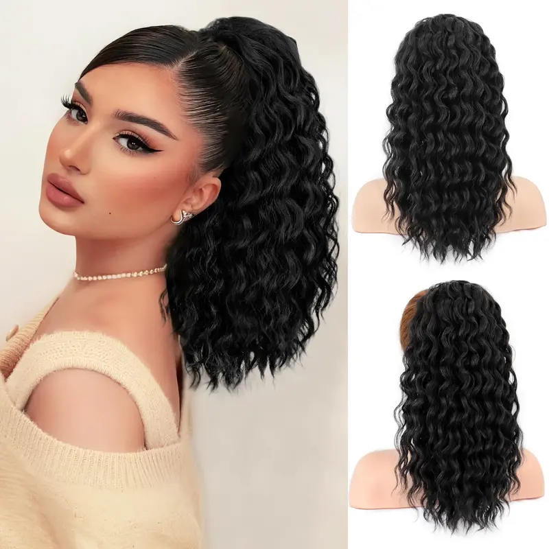 drawstring ponytail synthetic - TikTok Shop display picture 3