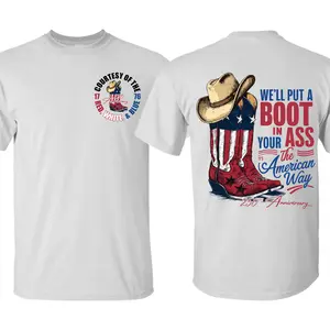 We'll Put A Boot In Your Ass It's The American Way T-shirt, Toby Keith Shirt, 4th Of July Shirt, Courtesy Of The Red, White & Blue Shirt