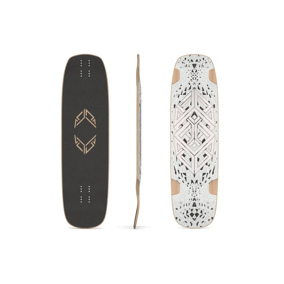 Loaded Longboard Deck Tesseract II Snubnose 9.8" x 35.5" (Limited Edition)