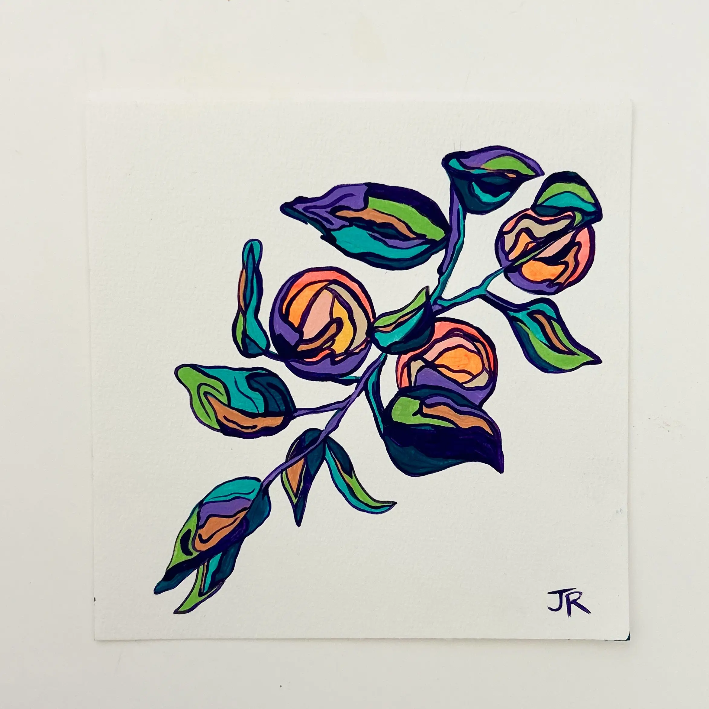 Fresh and Fruity in Gouache|Gouache Painting