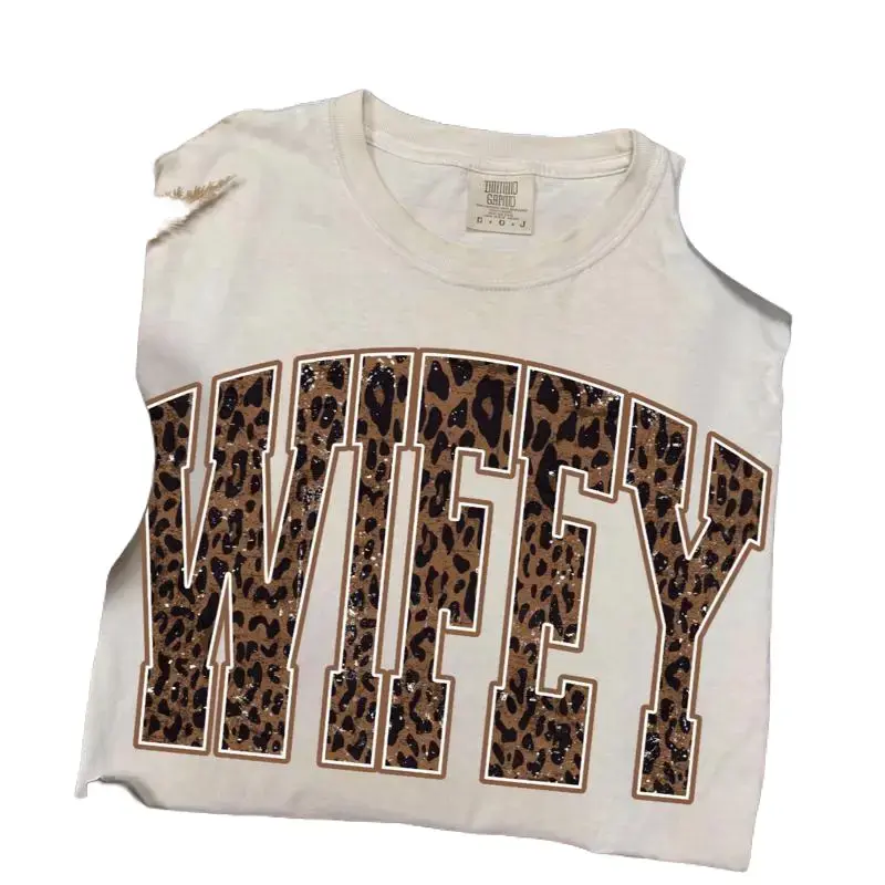 Leopard Wifey Crewneck Sweatshirt