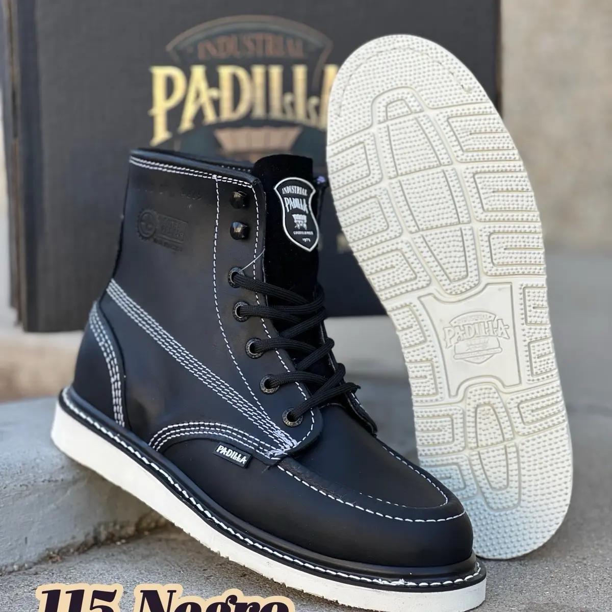 115 Padilla Work Boots Botas de Trabajo Made in Mexico Moc Toe 115 Padilla Work Boots Botas de Trabajo Made in Mexico Moc Toe