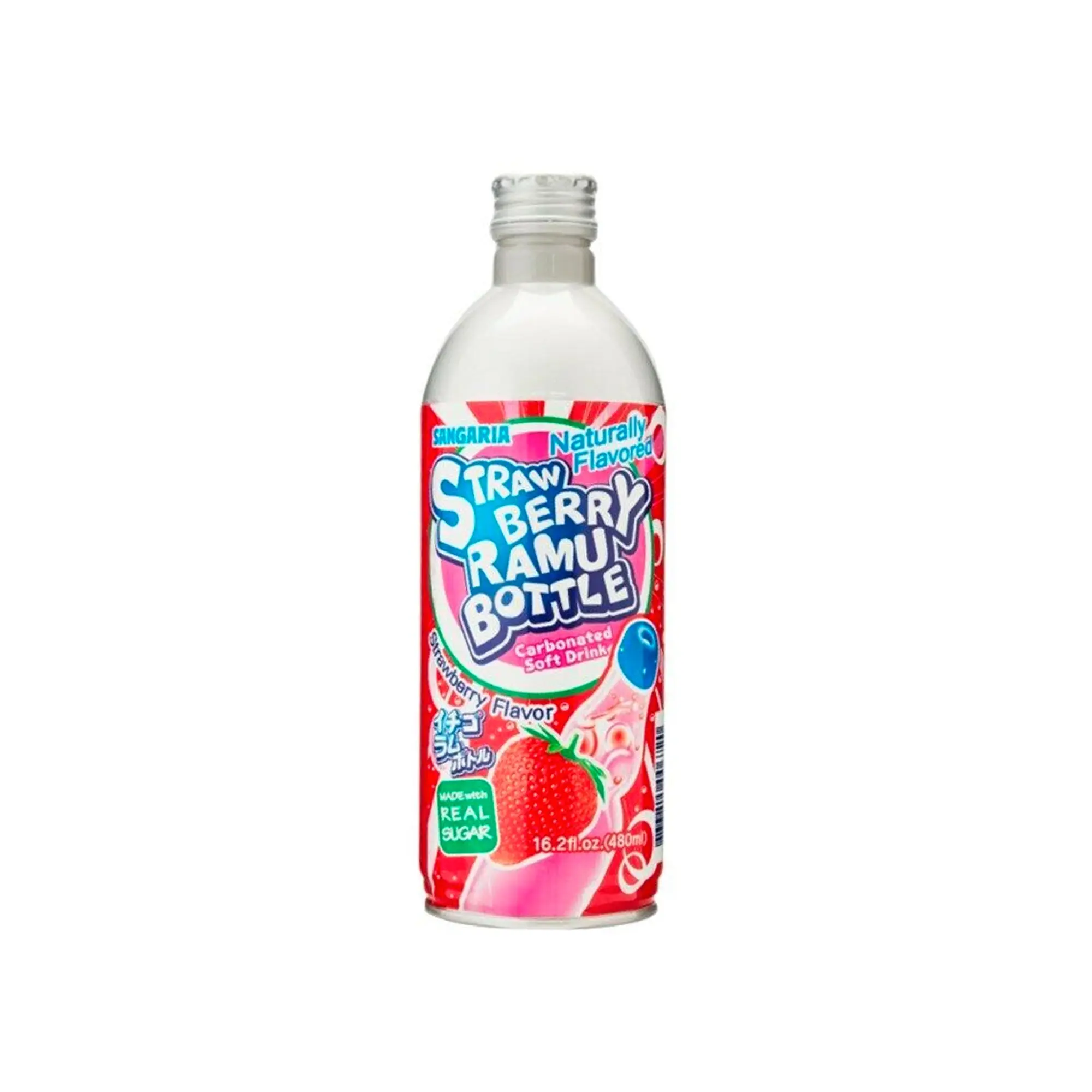 Sangaria Strawberry Ramu Soda Bottle (Japan) Sangaria Strawberry Ramu Soda Bottle (Japan)