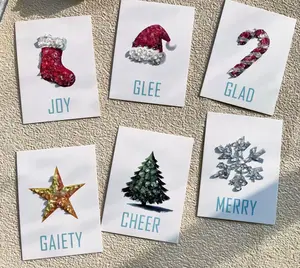 Miranova Auto deco cards - Sparkling Holiday Crystal Cards