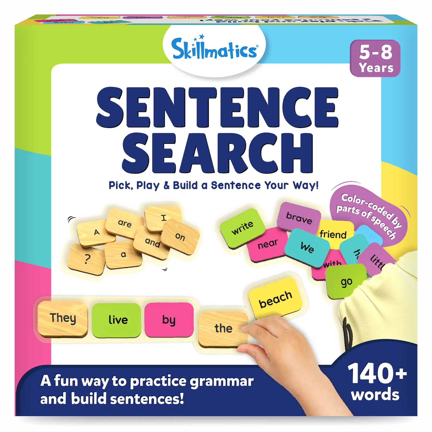 Sentence Sequence Game Skillmatics Educational Board Game - Sentence Search, Fun Learning Toys ...