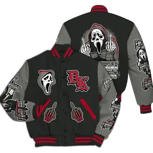 Varsity Jacket To Match Shadow 2025 10s - F#CK And Find Out Graphic All Over Print WYP