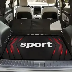 Car Trunk Mat with Sport Design, Essential Travel Accessory, Car Accessories, Fits Most Car Models, Elegant Interior Decor, Keeps Trunk Clean Dry