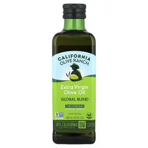 California Olive Ranch Global Blend, Extra Virgin Olive Oil, For Everyday, 16.9 fl oz (500 ml)