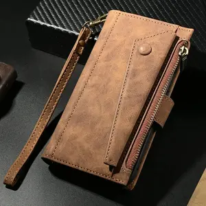Liu Fei DigitalZipper Leather Flip Case Crossbody for Xiaomi Poco X7 Pro X6 F6 F7 Ultra 5G Luxury Cover Phone M7 M6 F5 X5 X4 X3 NFC Wallet Capa