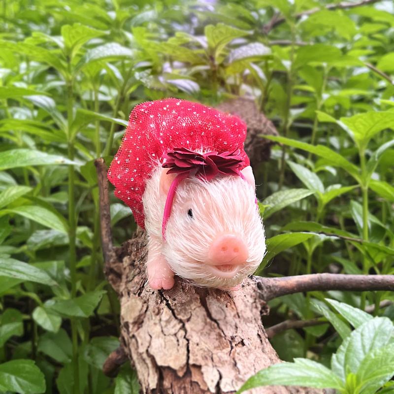 5inch/12cm 5 Styles Cute Mini Piglets Full Body Silicone Dolls with 3 Sets Mini Outfits for Each Lovely Piglet Doll Handmade Painted Newborn Dolls Perfect Gifts For Birthday