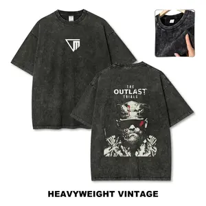 Men's The Outlast Trials Vintage 90s Graphic Tee - Oversized, Funny, Streetwear, Vacation Outfits Tops