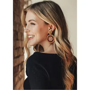 Circle Mandala Earrings