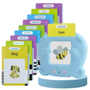 2026 Upgraded Early Education Card Machine for Children, Audio English Vocabulary Card Learning Machine for Baby's Early Learning and Education，Pocket Speech Therapy Playthings, Children's Sensory Educational Device，Early childhood education