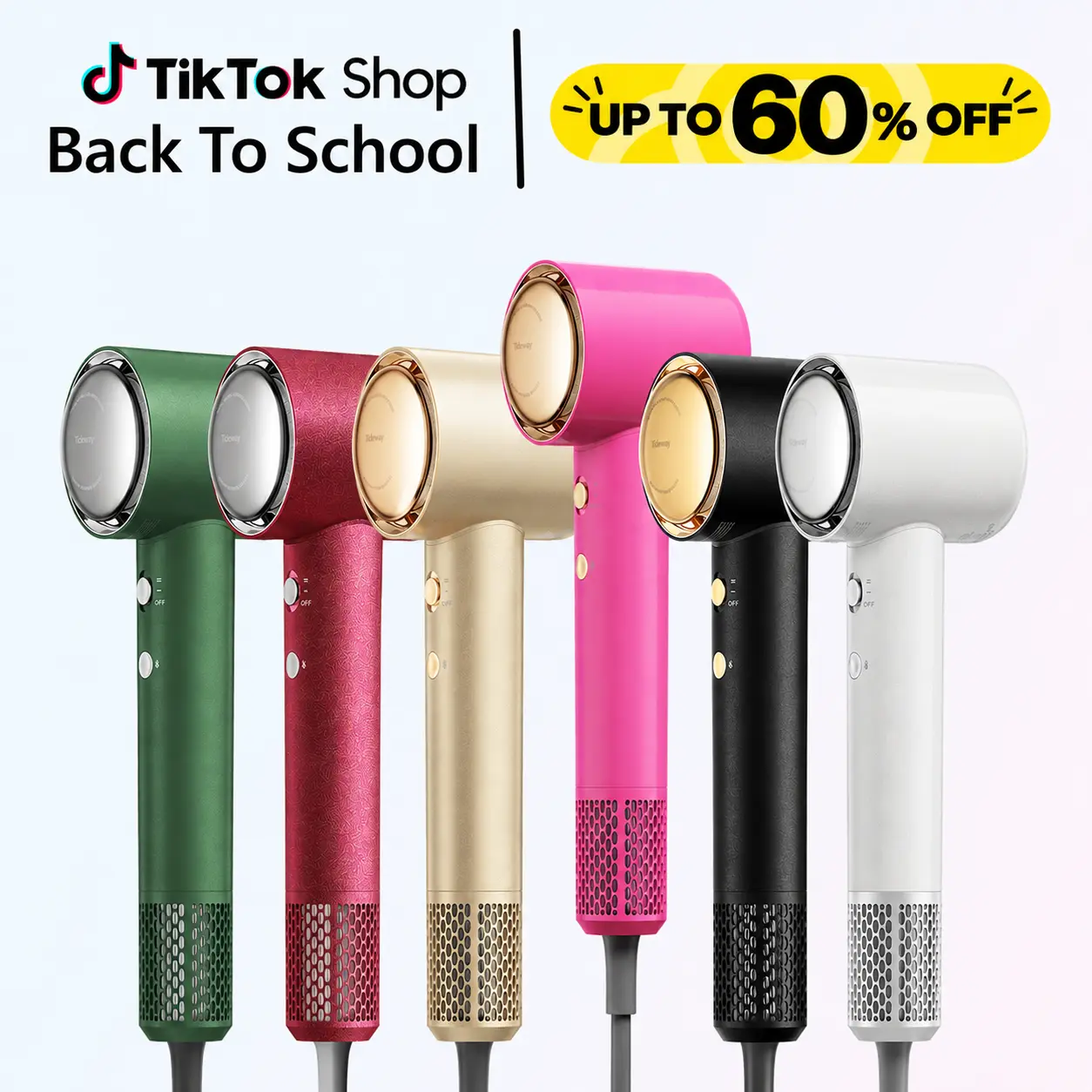 Tideway H11 Plasmix High-Speed Multifunctional Hair Dryer - Plasma Ionic Scalp Care Beauty Product with Intelligent Temp Control, Self-Cleaning, Anti-Static, Frizz-Free Features, Ideal Mom Gifts for Women Summer Hair Style #TikTokShopBackToSchool