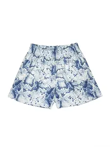 "Blue snakeskin" mesh shorts