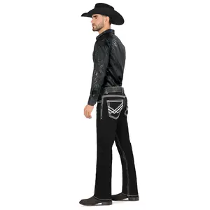 LAMASINI Cowboy Heavy Denim Jeans LM9020 For Men