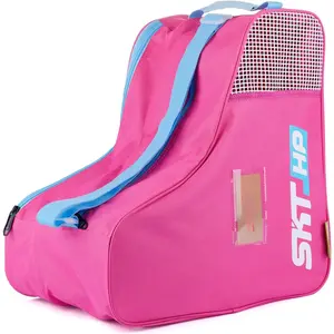 Roller Skate Bag with Adjustable Strap for and Adults to Hold Inline Skates and Pads Roller Skate Bag with Adjustable Strap for and Adults to Hold Inline Skates and Pads