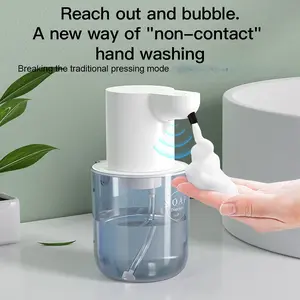 New Soap Dispenser Hand Washing Box Automatic Sensor Soap Dispenser Electric Foam Machine Detergent Dispenser Wall Mounted Shower Gel Shampoo Dispenser