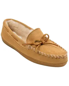 Minnetonka Men's Hardsole Pile Lined Moccasins - 3901-Tan