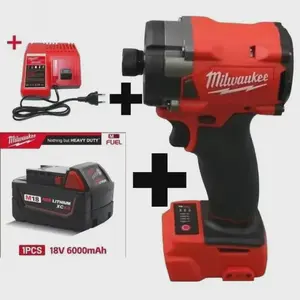 Milwaukee Cordless Impact Drill Brushless 18V Lithium High Torque Compact Electric Screwdriver