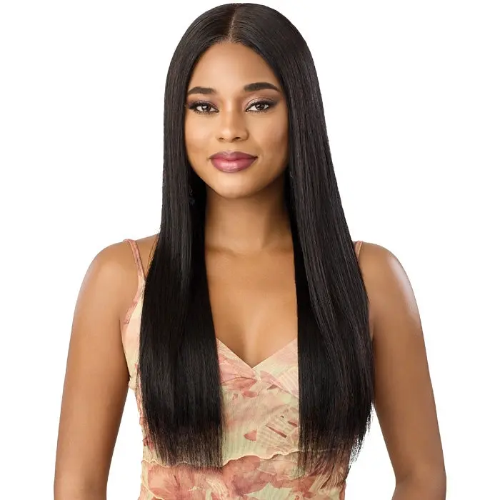 Outre Sugar Punch 100% Unprocessed Remy Human Hair Glueless HD 13x5 Lace Frontal Wig - HH-REMY STRAIGHT 24"