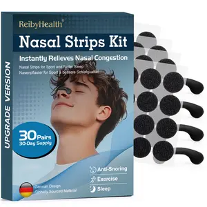 Nasal Strips for Snoring Relief, Extra Strength Nasal Dilator to Improve Breathing & Sleep Quality, Comfortable Sleep Aid anti snore device Snoring Solution Nose Strips for Breathing,Sports for Men & Women, 30 Count gentle adhesion
