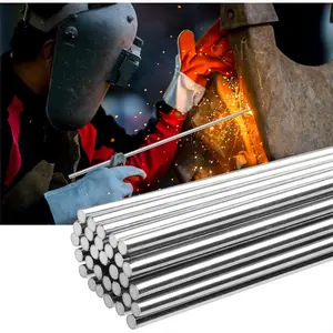 3/32" x 16" Stainless Steel TIG Welding Rod ER308L, Stainless Steel Welding Rod, 1 LB Tig Filler Rod Low Splatter Corrosion Resistance, Welding Rods, TIG Welding Accessories