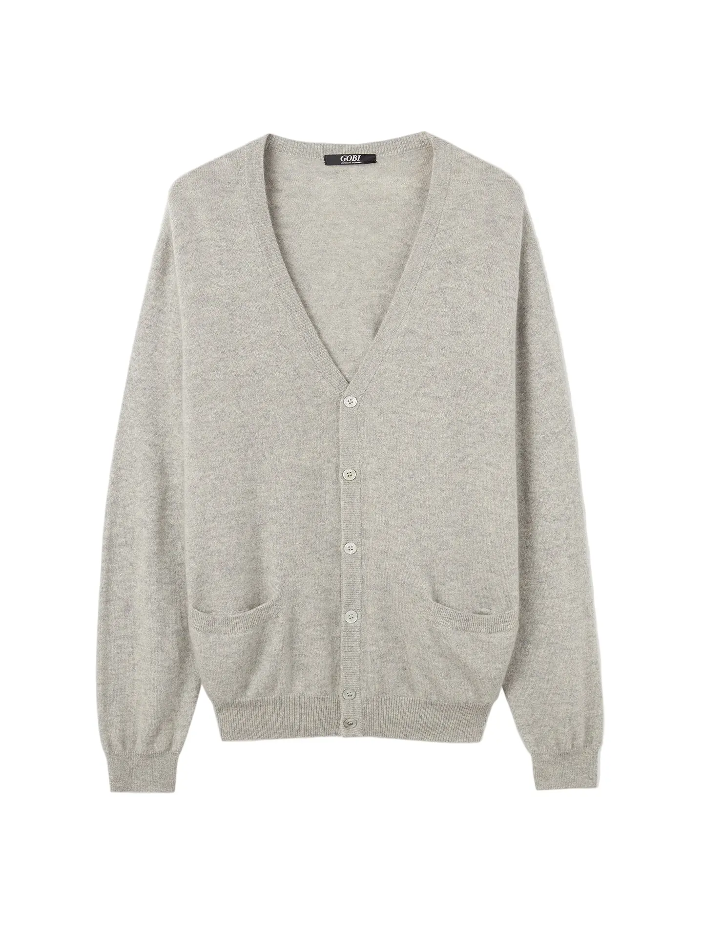 Men's Essential Cashmere V-Neck Cardigan